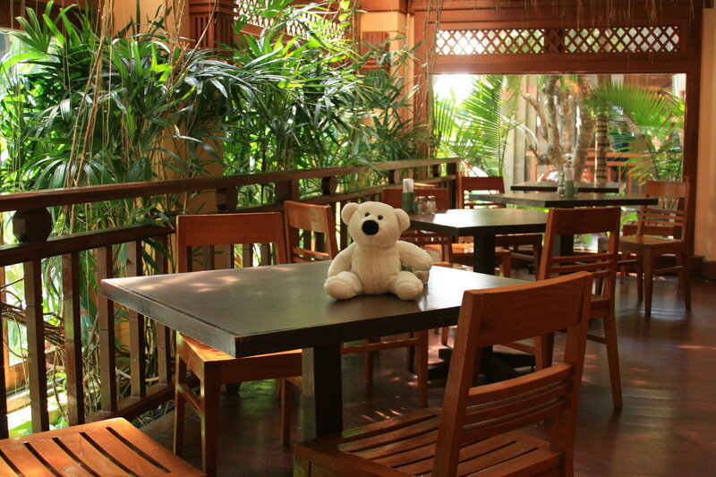White Teddy Bear on Table