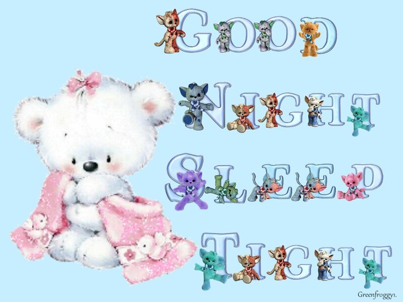 White Teddy Bear with Blanket — Light Blue