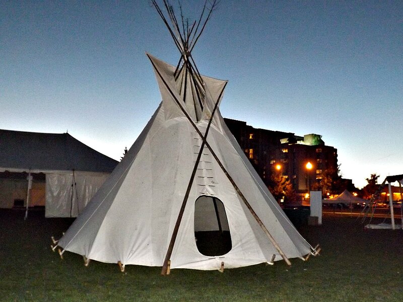 White Teepee Tent