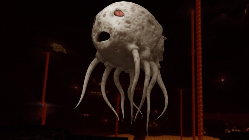 White Tentacled Creature