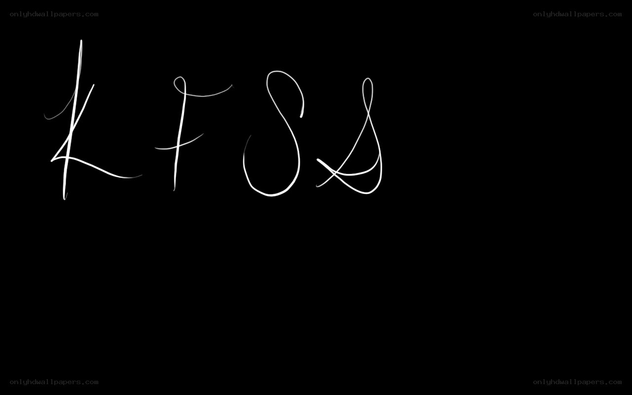 white text on black background
