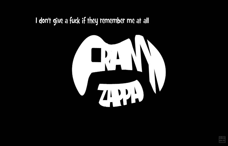 White Text on Black Background — Minimalist, Vector Art