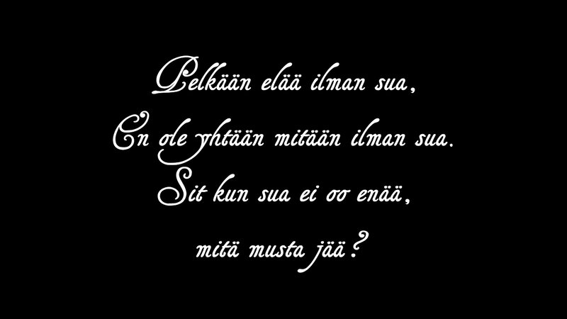 White Text on Black Background — Neutral, Minimalist