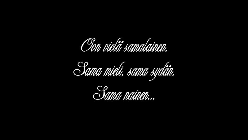 White Text on Black Background — Serious
