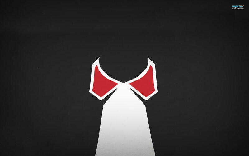 White Tie with Red Collar