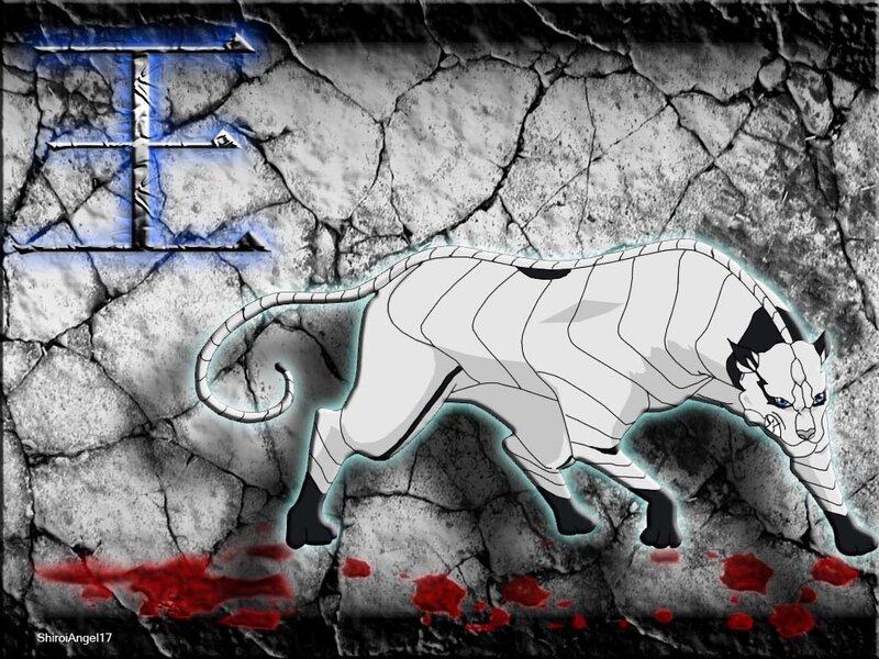 White tiger anime character