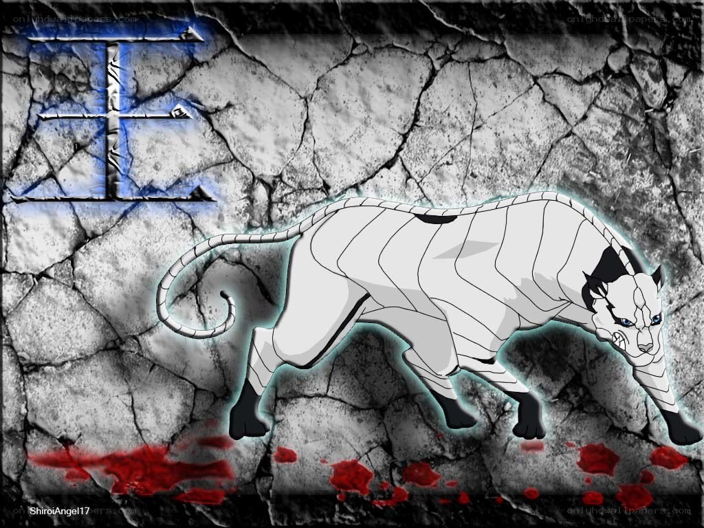 White tiger anime character