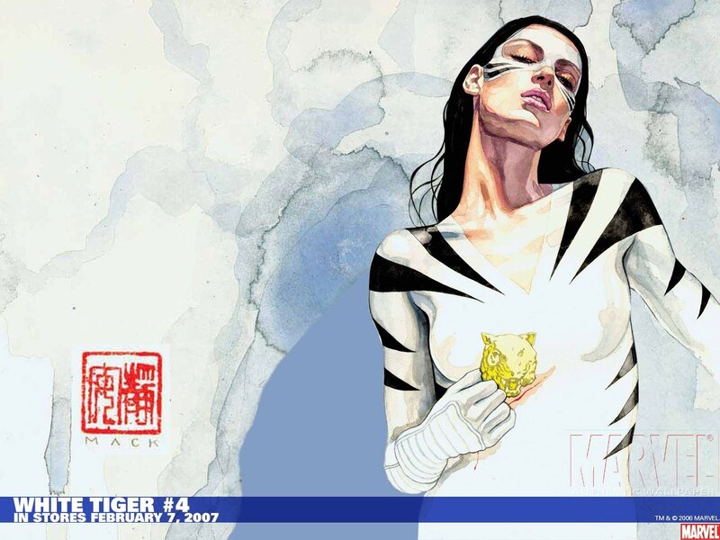 White Tiger comic cover art