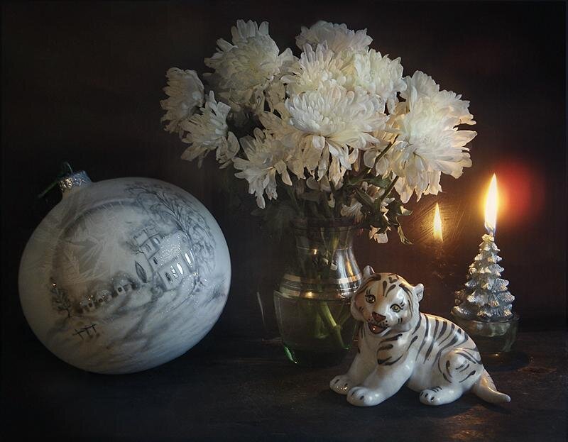 White Tiger Figurine