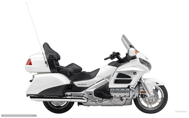 White Touring Motorcycle — Neutral, Photograph, Seat