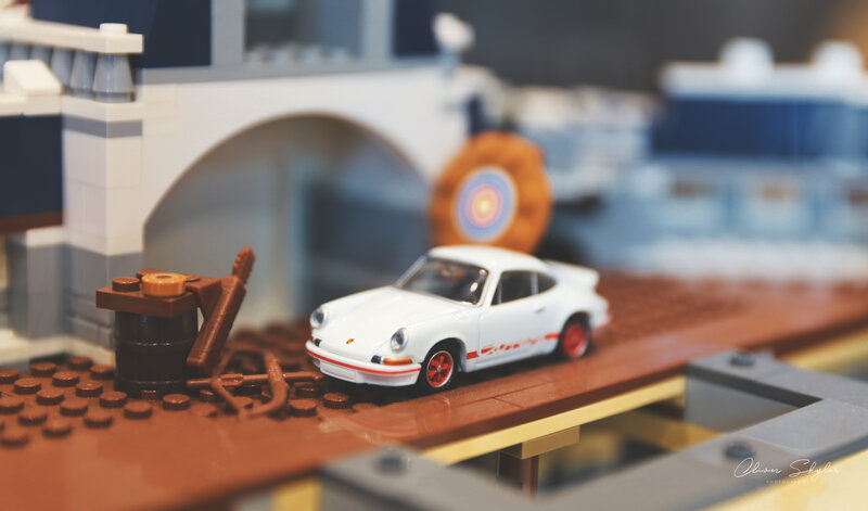 White Toy Car on Track