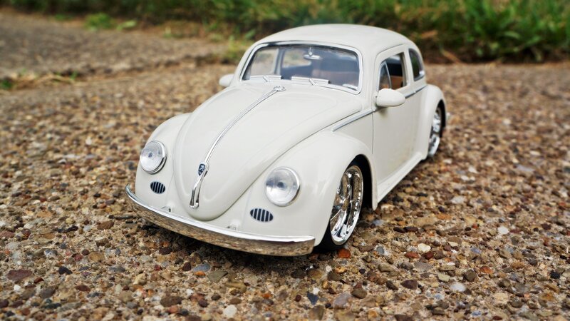White Toy Car