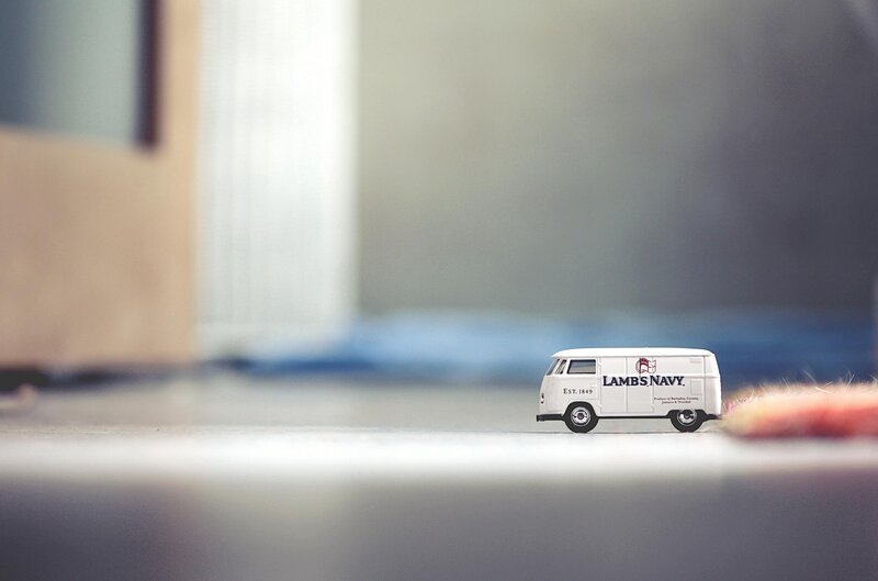 White Toy Van