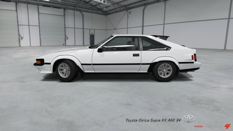 White Toyota Celica Supra — Neutral