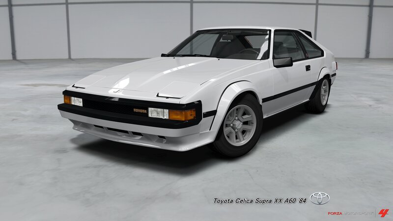 White Toyota Celica Supra