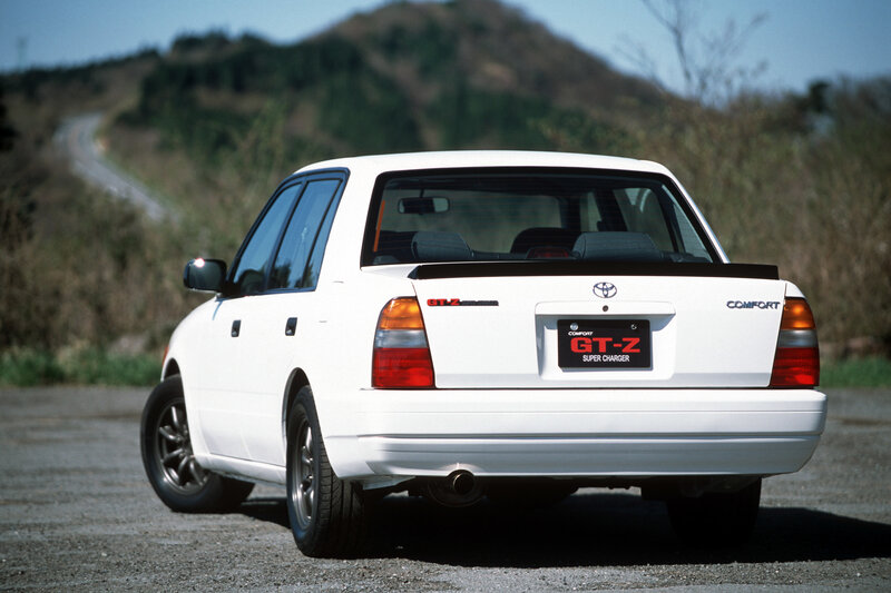 white toyota gt-z sedan