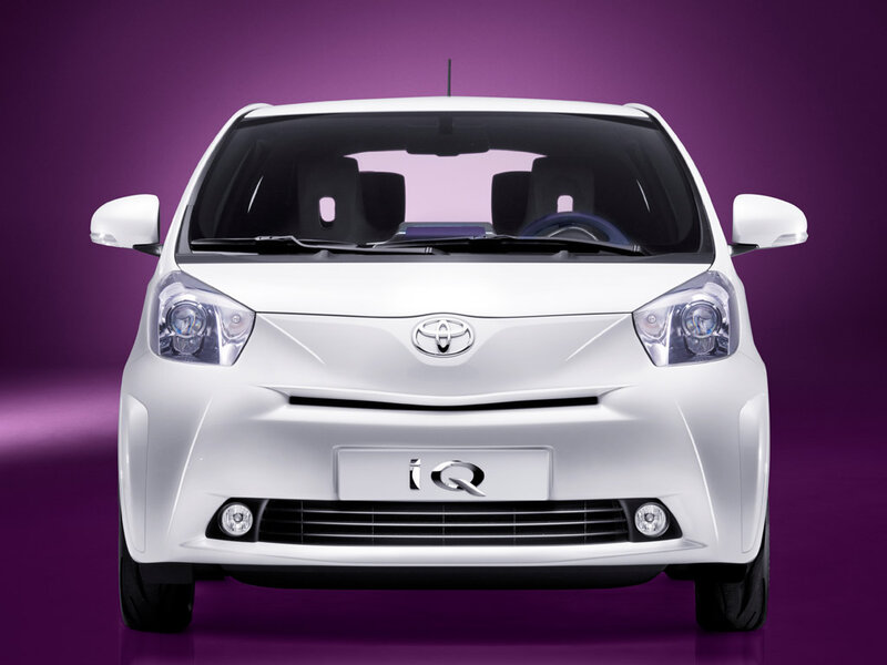 White Toyota Iq Car