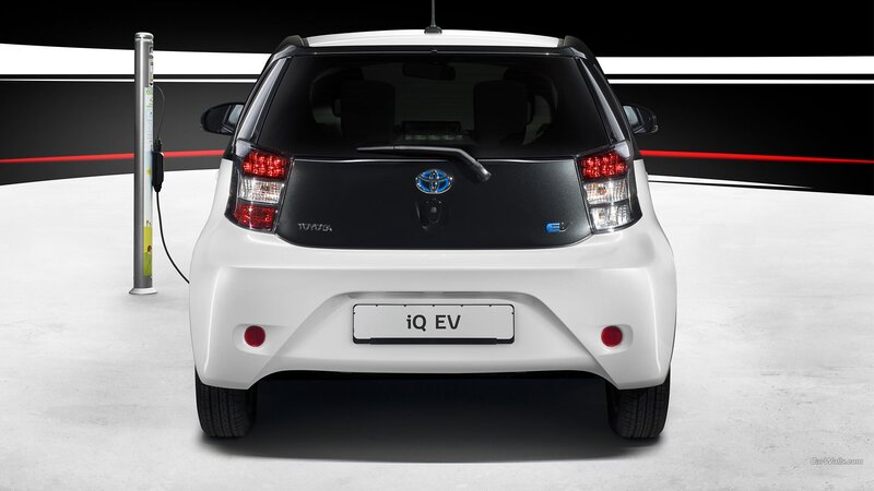 White Toyota Iq Ev