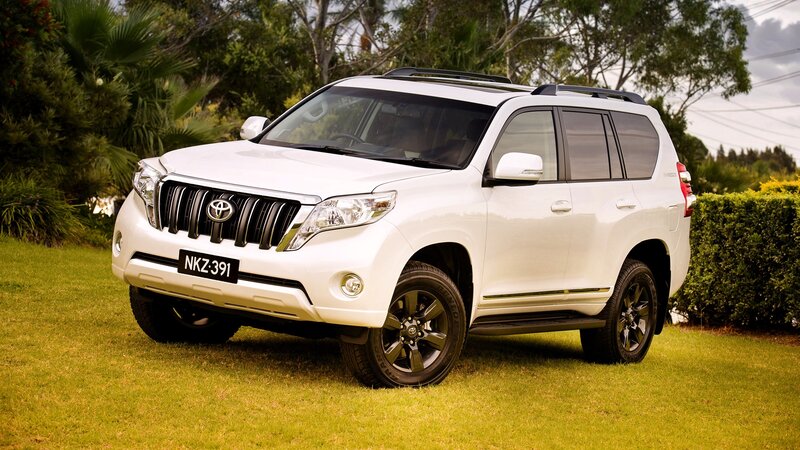 White Toyota Land Cruiser — Calm, Afternoon