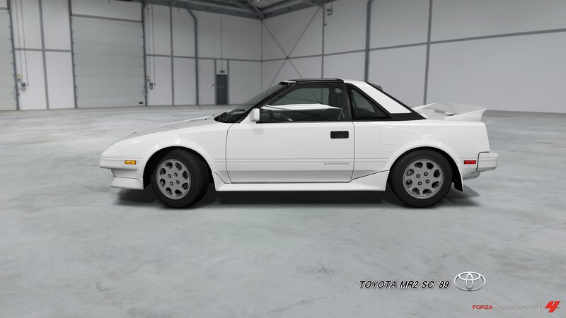 White Toyota MR2 Car — Neutral, 3d Render