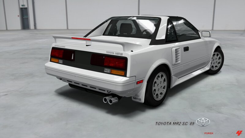 White Toyota Mr2 Car — Neutral