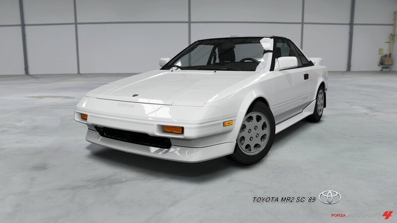White Toyota Mr2 Car