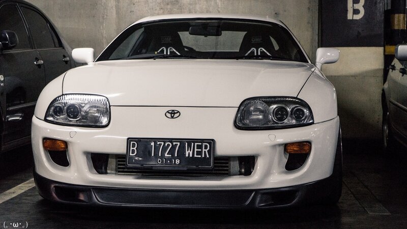 White Toyota Supra — Neutral, Photograph