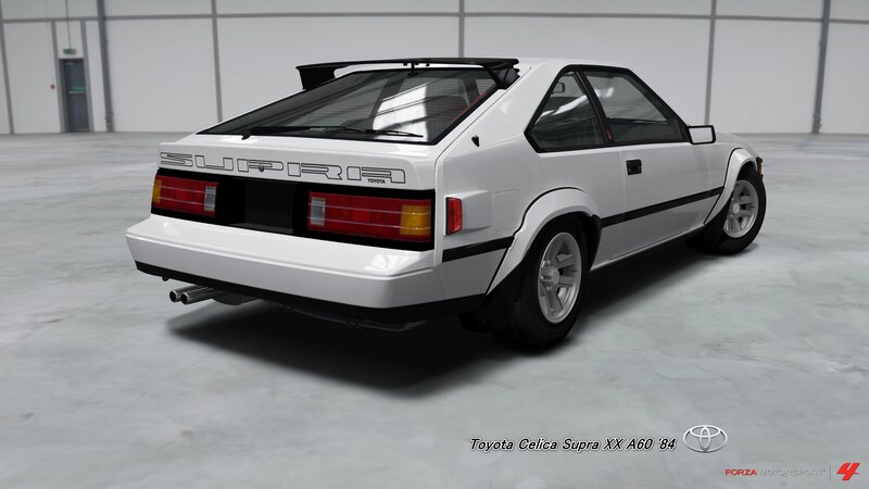 White Toyota Supra — Neutral