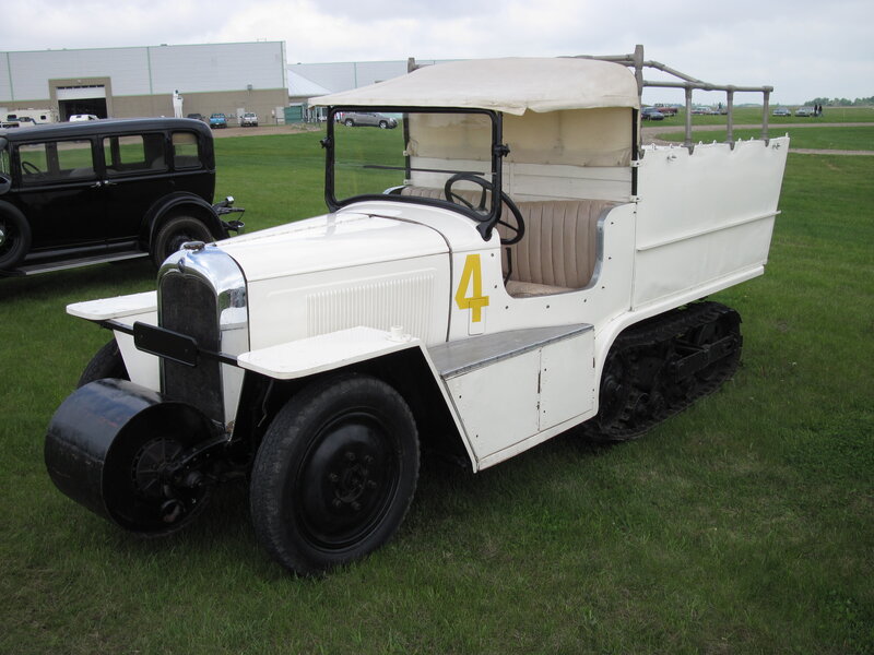White Tracked Vehicle — Calm