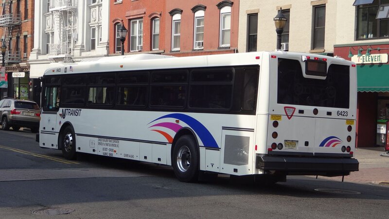 White Transit Bus