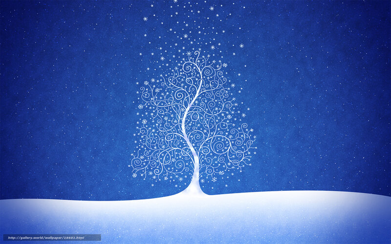 white tree in snowy night