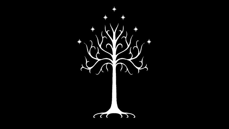 White Tree with Stars