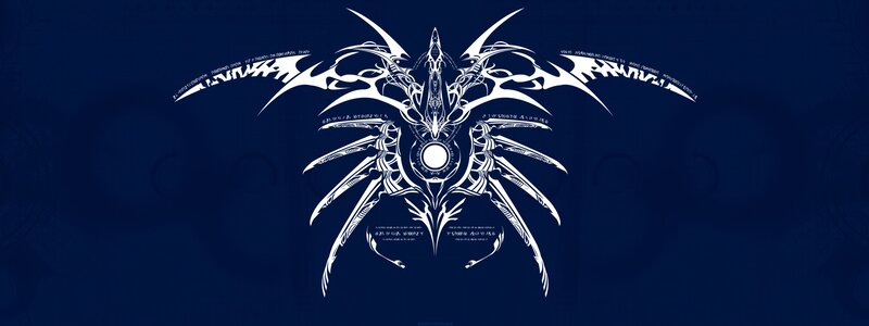 White Tribal Design