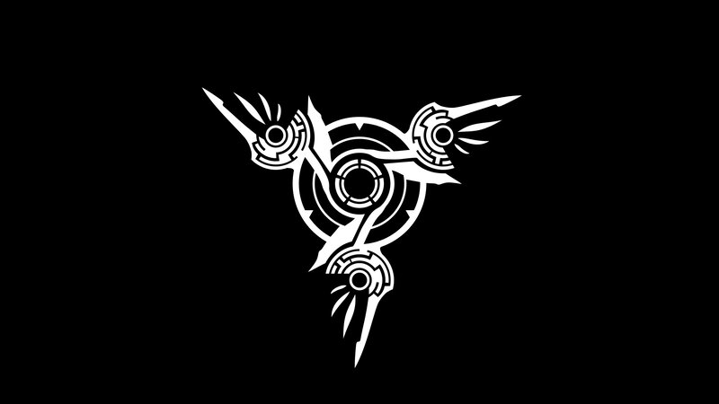 White Tribal Symbol