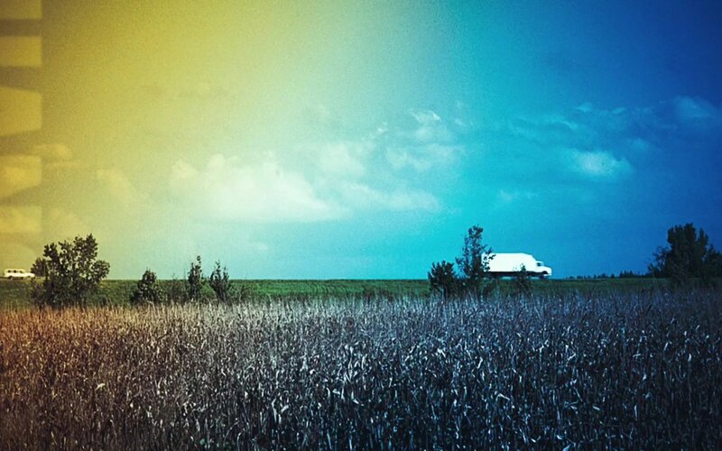 White Truck in Field