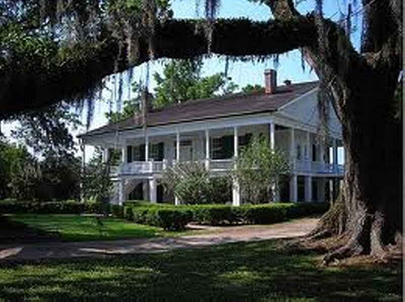 White Two-story House — Green