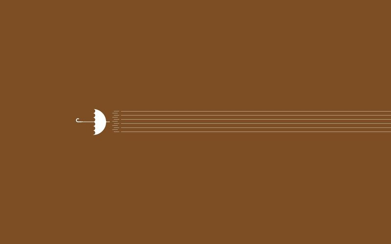 White Umbrella Icon