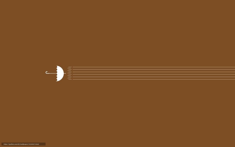 white umbrella on brown