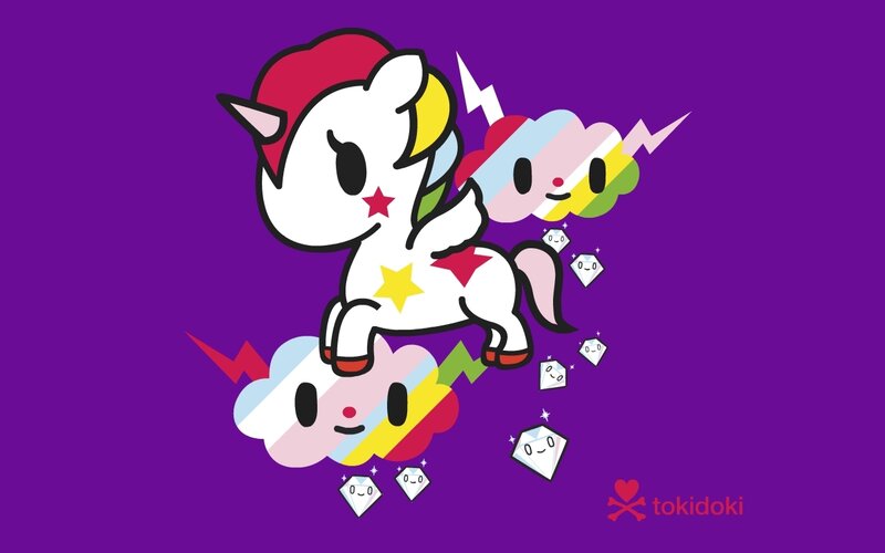 White Unicorn Character