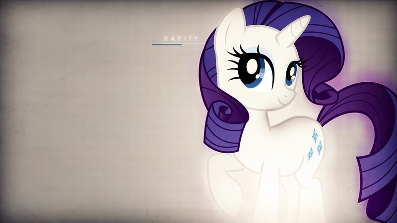 White Unicorn Pony — Calm, Digital Art, Purple Mane