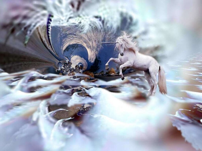 White Unicorn Rearing