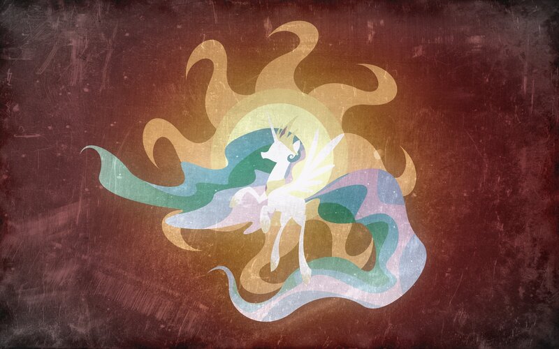 White Unicorn with Wings — Brown