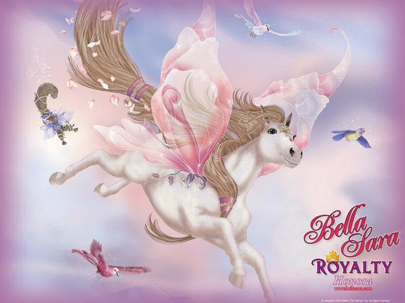 White Unicorn with Wings — Pink