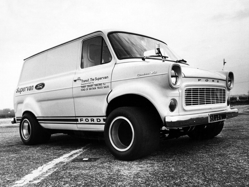 White Van on Pavement