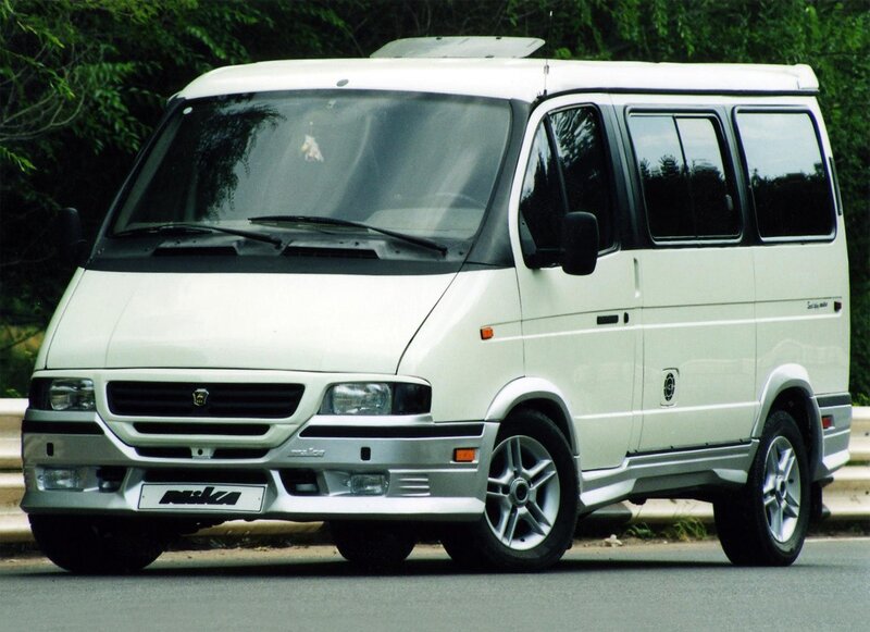 White Van on Road — Neutral