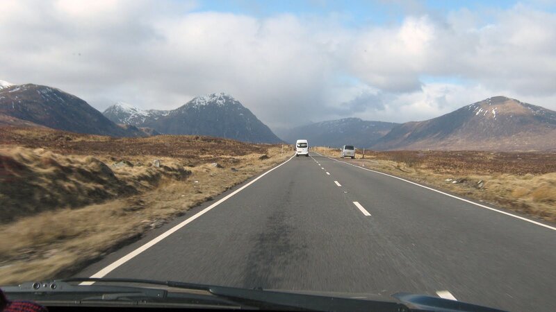 White Vans on Road