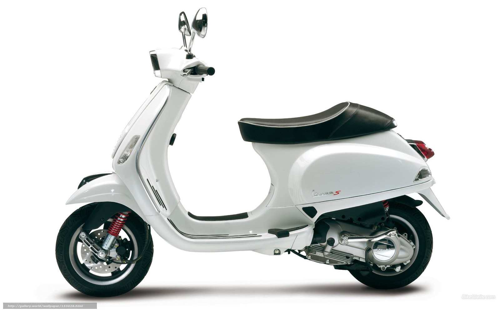 white vespa scooter