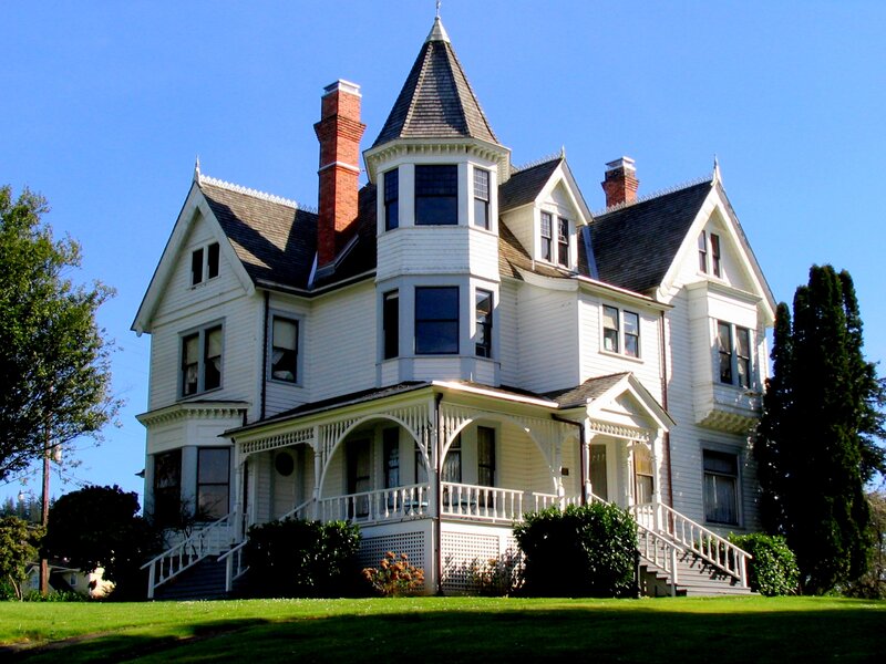 White Victorian House — Serene