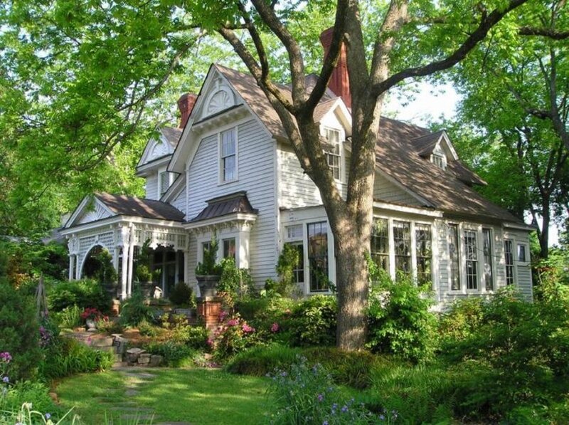 White Victorian House