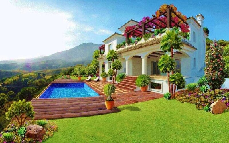 White Villa with Pool